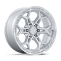Fuel Heathen 20" - 6-Lug 6x135 — GLOSS SILVER W/ MACHINED FACE