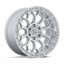 Fuel Talon 20" - 6-Lug 6x5.5 — GLOSS SILVER W/ MACHINED FACE