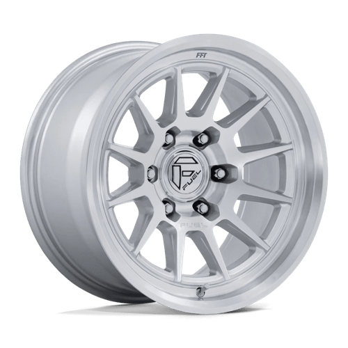 Fuel Spur 17" - 6-Lug 6x5.5 — GLOSS SILVER W/ MACHINED FACE