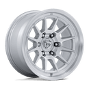 Fuel Spur 17" - 6-Lug 6x5.5 — GLOSS SILVER W/ MACHINED FACE