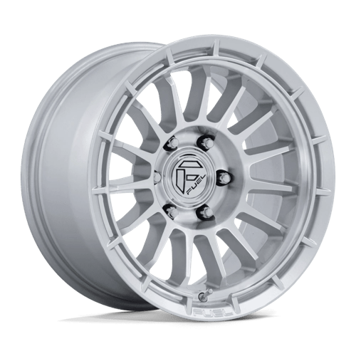 Fuel Ascend 17" - 5-Lug 5x5 — GLOSS SILVER W/ MACHINED FACE