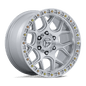 Fuel Puma 17" - 5-Lug 5x5 — GLOSS SILVER W/ MACHINED FACE