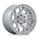 Fuel Puma 17" - 5-Lug 5x5 — GLOSS SILVER W/ MACHINED FACE