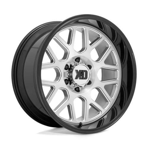 https://assets.wheelpros.com/transform/a6ebb927-ddbb-4edd-b2cd-9c0ae889e075/GRENADE-2-XD849-6LUG-20x10-ET-18-BRUSHED-MILLED-N-GLOSS-BLK-LIP-A1-png?size=500