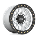 KMC GRS 17" - 6-Lug 6x5.5 — MACHINED W/ SATIN BLACK LIP