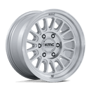 KMC Impact FFT 17" - 6-Lug 6x5.5 — GLOSS SILVER W/ MACHINED FACE