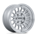 KMC Impact FFT 18" - 8-Lug 8x170 — GLOSS SILVER W/ MACHINED FACE