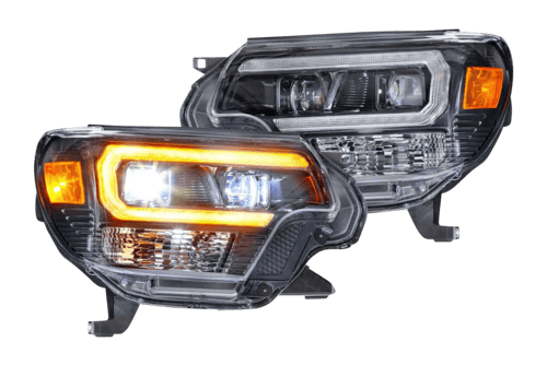 Morimoto XB Hybrid Headlights: Tacoma(12-15)(Amber)