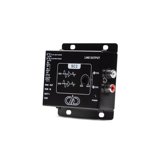 DD Audio SC2 2 CHANNEL LINE OUTPUT SIGNAL CONVERTER