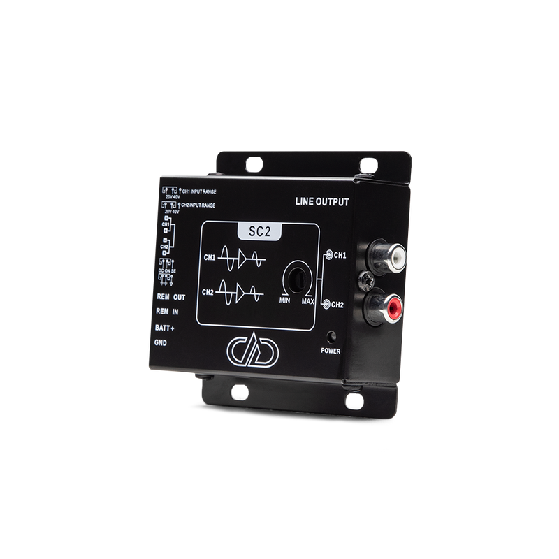 DD Audio SC2 2 CHANNEL LINE OUTPUT SIGNAL CONVERTER