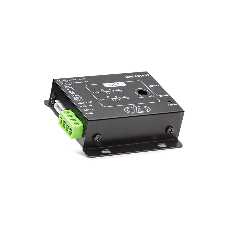 DD Audio SC2 2 CHANNEL LINE OUTPUT SIGNAL CONVERTER