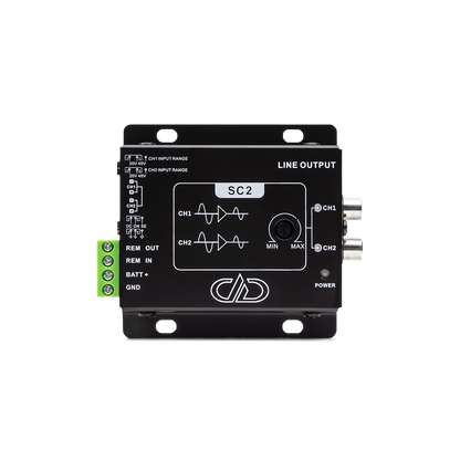 DD Audio SC2 2 CHANNEL LINE OUTPUT SIGNAL CONVERTER