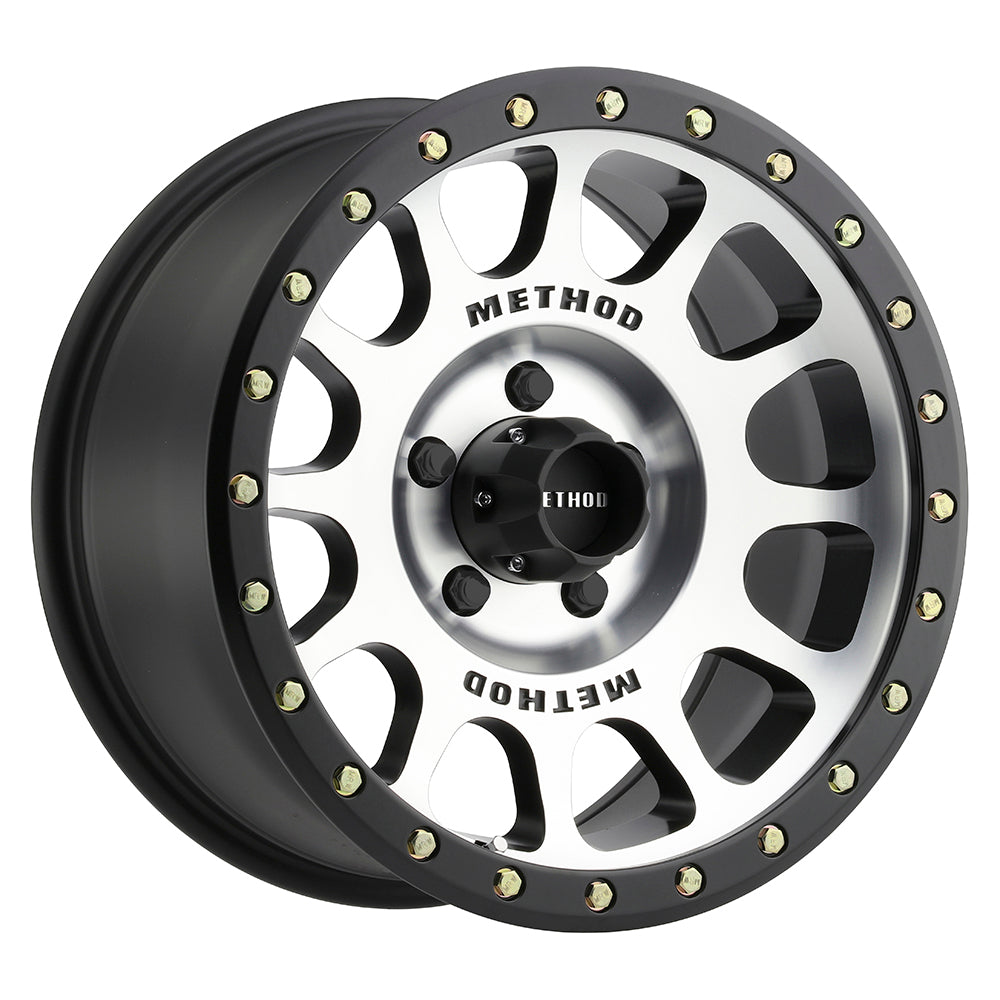 Method 305 NV - 5-Lug 5x150 — Machined - Matte Black Lip