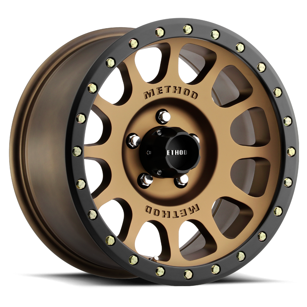 Method 305 NV - 5-Lug 5x5 — Method Bronze® - Matte Black Lip