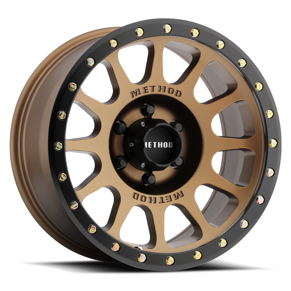 Method 305 NV - 6-Lug 6x5.5 — Method Bronze® - Matte Black Lip