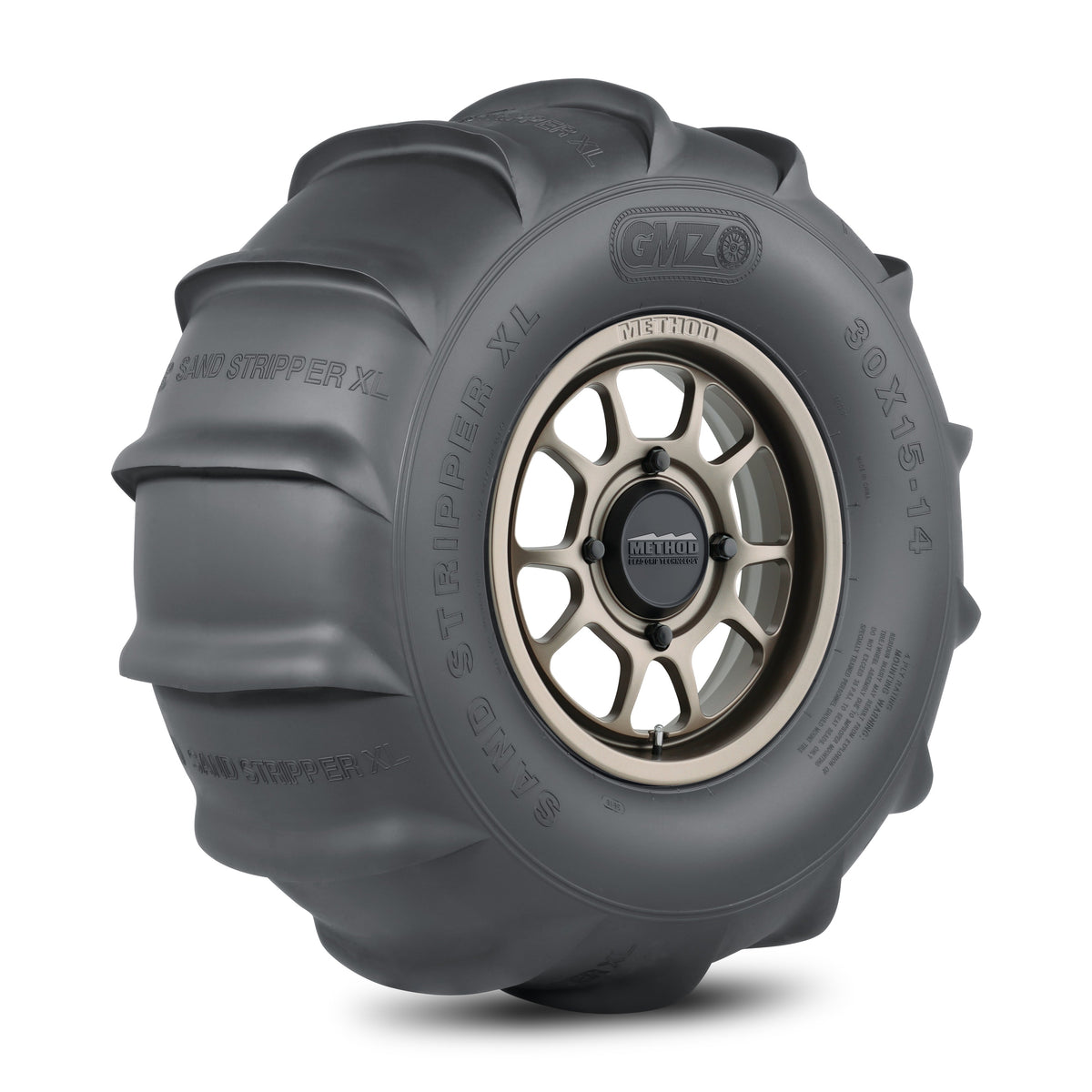 Method 409 Bead Grip® - 4-Lug 4x156 — Steel Grey + Sand Stripper Rear 14 XL 32