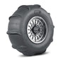 Method 411 Bead Grip® - 4-Lug 4x136 — Gloss Titanium + Sand Stripper Rear 10 XL 30