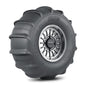 Method 411 Bead Grip® - 4-Lug 4x136 — Gloss Titanium + Sand Stripper Rear 14 XL 32