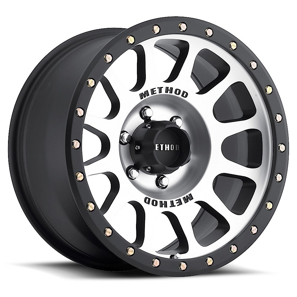 Method 305 NV - 6-Lug 6x135 — Machined - Matte Black Lip