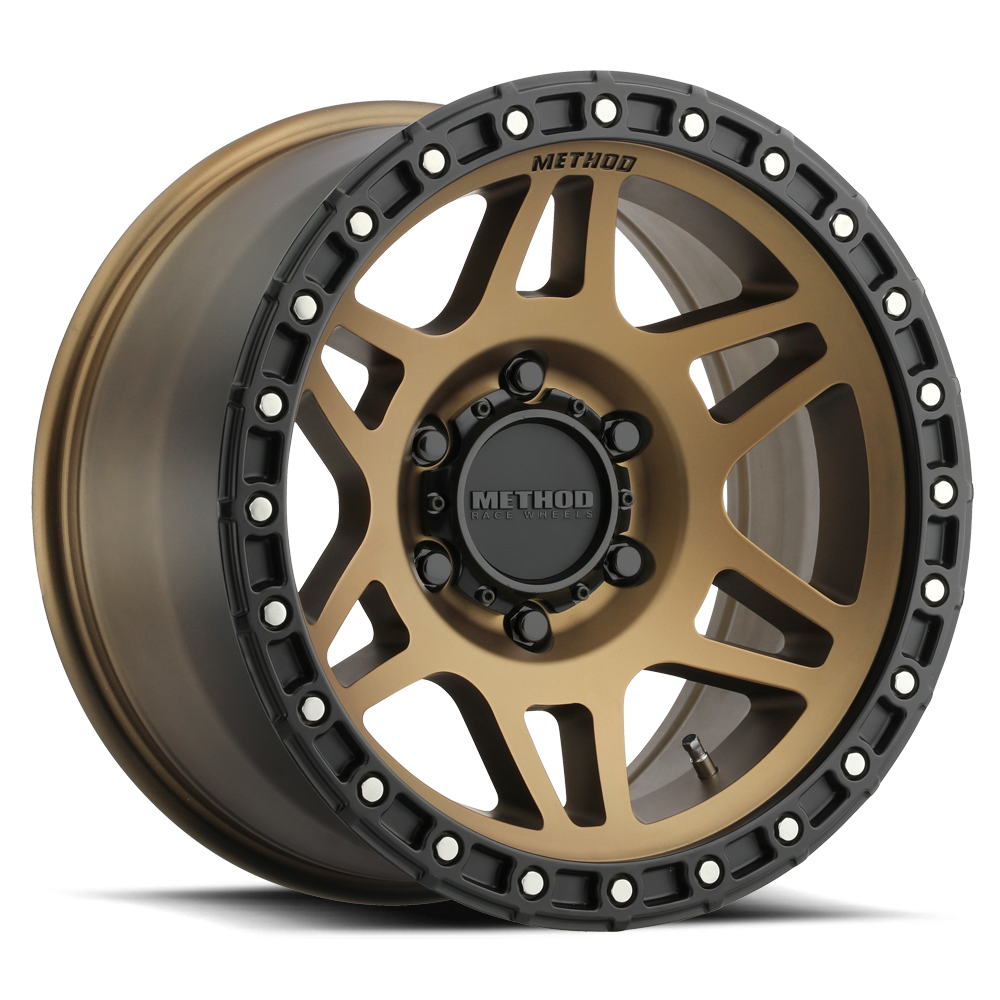 Method 312 - 6-Lug 6x5.5 — Method Bronze® - Matte Black Lip