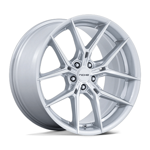 Niche Prodigy 5 19" - 5-Lug 5x120 — SILVER W/ MACHINED FACE