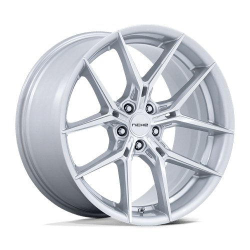 Niche Prodigy 5 20" - 5-Lug 5x112 — SILVER W/ MACHINED FACE