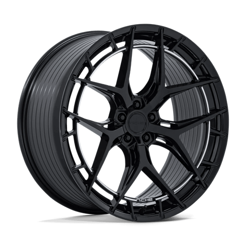 Niche Riviera 22" - 5-Lug 5x112 — GLOSS BLACK