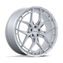 Niche Riviera 20" - 5-Lug 5x112 — GLOSS SILVER W/ BRUSHED FACE