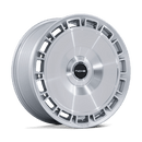 Niche Venice 22" - 5X4.25/4.5 — GLOSS SILVER W/ MACHINED FACE