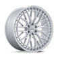 Niche Genoa 24" - 6-Lug 6x5.5 — GLOSS SILVER W/ MACHINED FACE