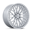 Niche Genoa 22" - 6-Lug 6x5.5 — GLOSS SILVER W/ MACHINED FACE