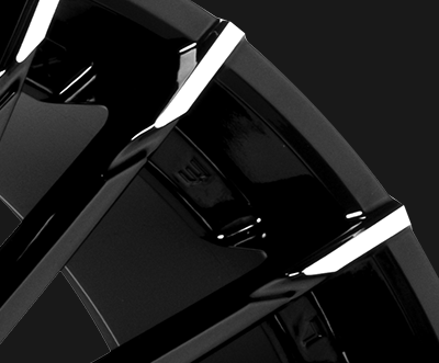Lexani Wheels Wraith - Gloss Black Machined Tips