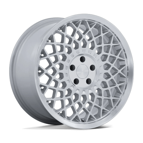 Rotiform CJJ 19" - 5-Lug 5x112 — GLOSS SILVER W/ MACHINED LIP
