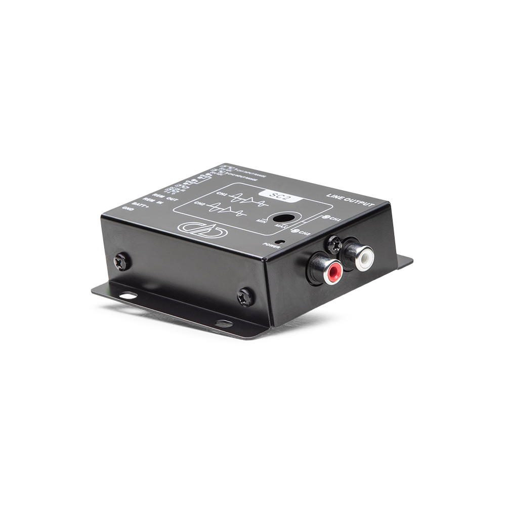 DD Audio SC2 2 CHANNEL LINE OUTPUT SIGNAL CONVERTER
