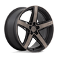 Niche Teramo 20" - 5-Lug 5x115 — MATTE BLACK W/ DOUBLE DARK TINT