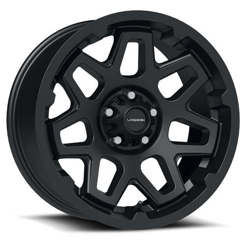 Vision Se7en - 5-Lug 5x114.3 — Satin Black