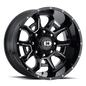 Vision Bomb - 6-Lug 6x135 — Gloss Black Milled Spoke