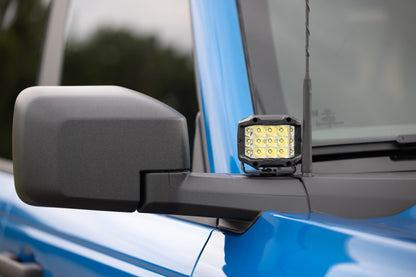 LED Light Kit | Ditch Mount | 2" Spectrum Pair | Spot Pattern | Ford Bronco (21-25)