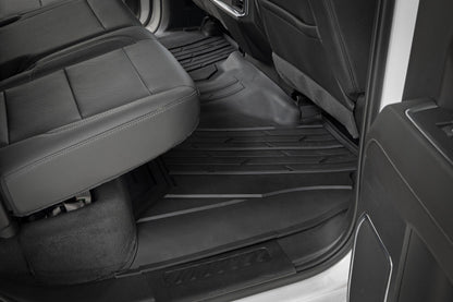 Flex-Fit Floor Mats | FR & RR | FR Bucket | Crew | Chevy/GMC 1500/2500HD/3500HD (19-26 & Classic)