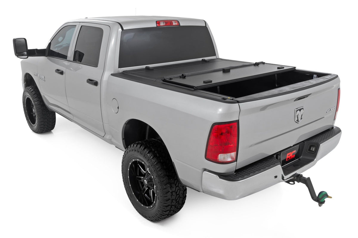 Hard Tri-Fold Flip Up Bed Cover | 5'7" Bed | Ram 1500 2WD/4WD (2009-2018 & Classic)
