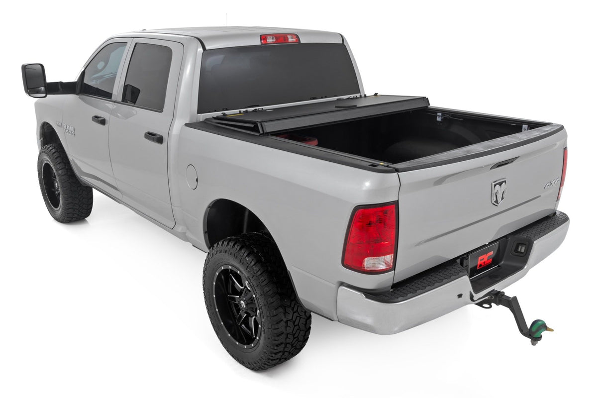 Hard Tri-Fold Flip Up Bed Cover | 5'7" Bed | Ram 1500 2WD/4WD (2009-2018 & Classic)