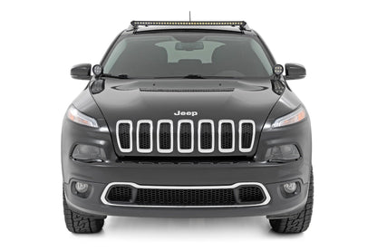 LED Light Kit | Roof Mount | 40" Black Single Row | Jeep Cherokee KL (14-23)