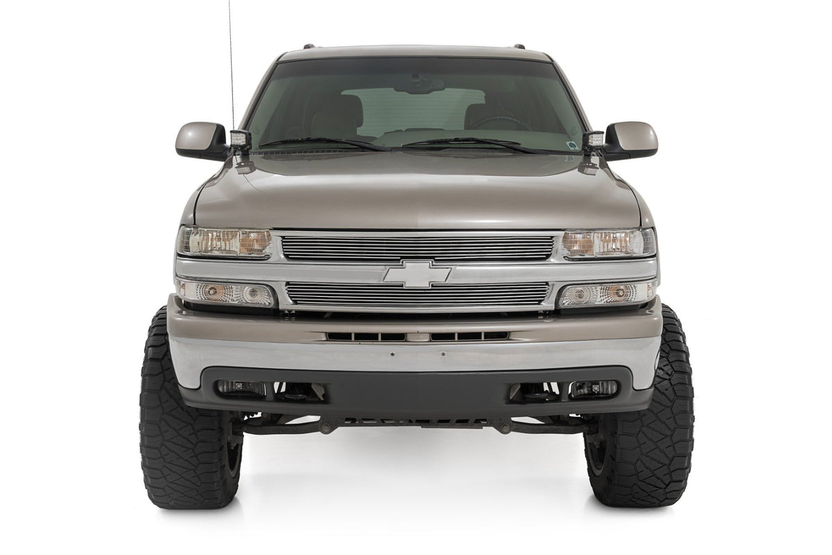 LED Light Kit | Ditch Mount | 2" Black Pair | Flood | Chevy Silverado 1500 (99-06)/Tahoe (00-06)