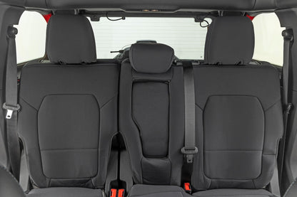 Seat Covers | Bucket Seats |W/Fold Down RR Armrest |FR & RR | 4DR | Ford Bronco (21-25)