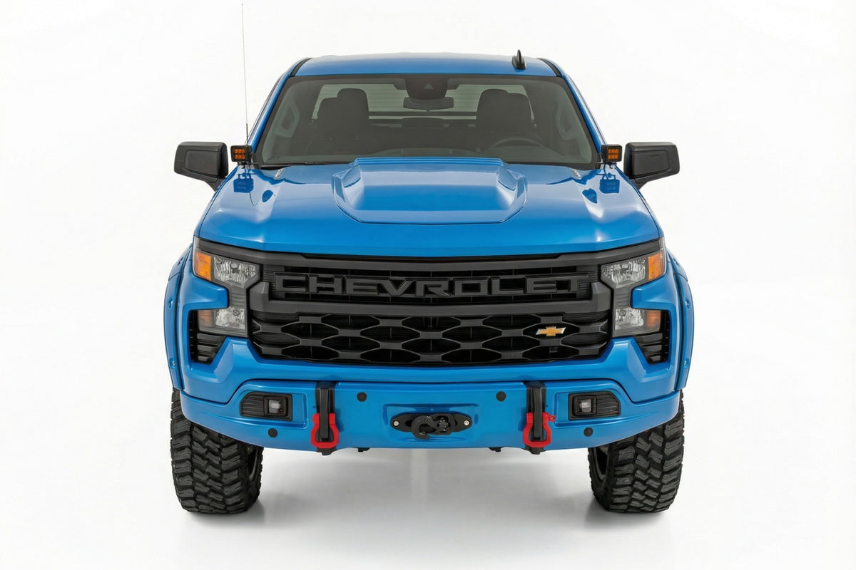 Front FXS Bumper | 12000S | GLT Glacier Blue | Chevy Silverado 1500 (23-26)