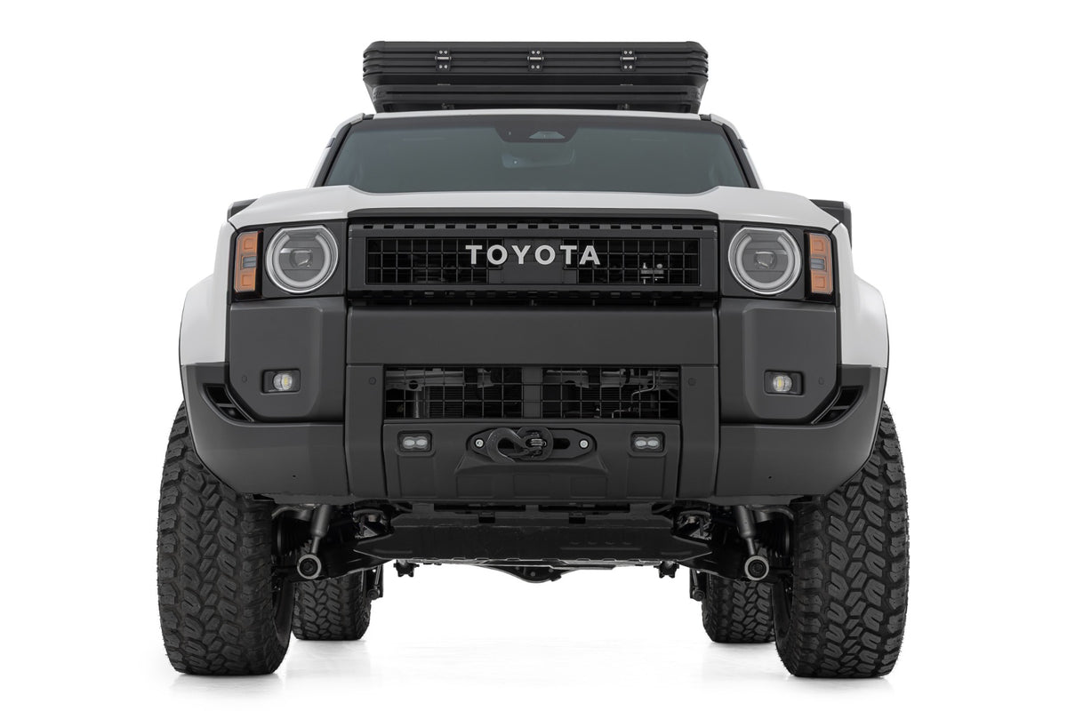 FXS Hidden Winch Mount | White SAE | PRO9500S | Toyota Land Cruiser (24-26)