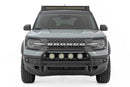 Nudge Bar | w/ Tow Hooks | 20 Inch BLK DRL Single Row LED | Ford Bronco Sport (21-24)