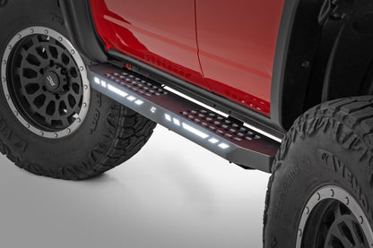 AC2 Running Boards | Amber/White | 4-Door | Ford Bronco (2021-2025)
