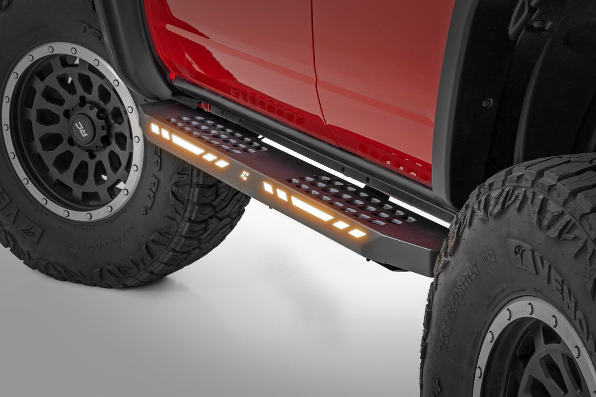 AC2 Running Boards | Amber/White | 4-Door | Ford Bronco (2021-2025)