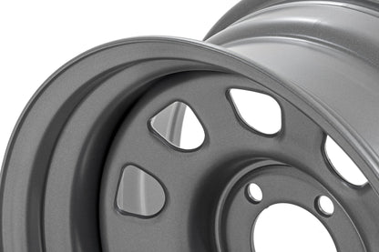 Steel Wheel | Gray | 17x9 | 5x5 | 3.30 Bore | -12